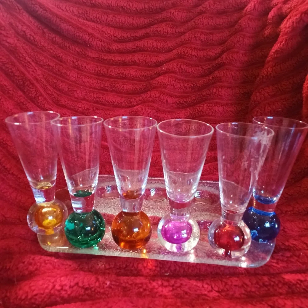 Multicolour Shot Glass Set - Picture 2 of 12